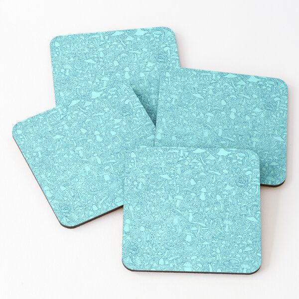 Item preview, Blue Mushrooms designed and sold by traveleroama.
