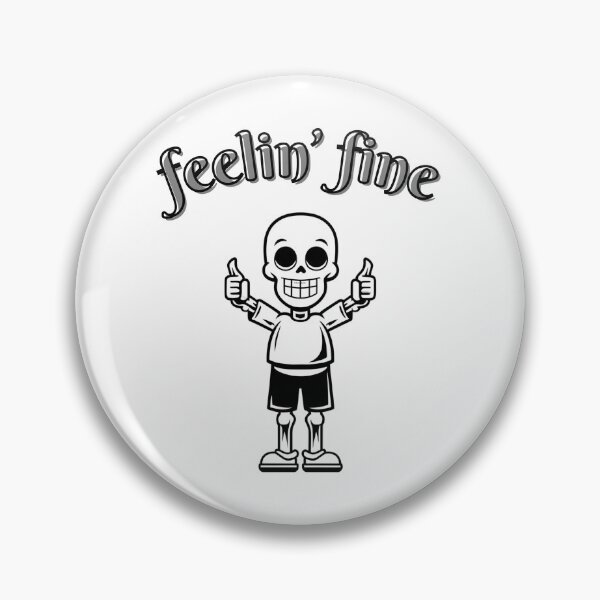 Item preview, Feelin' Fine skeleton designed and sold by waveAFY.
