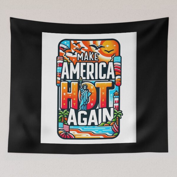 Item preview, MAKE AMERICA HOT AGAIN designed and sold by BlueGoldArt.