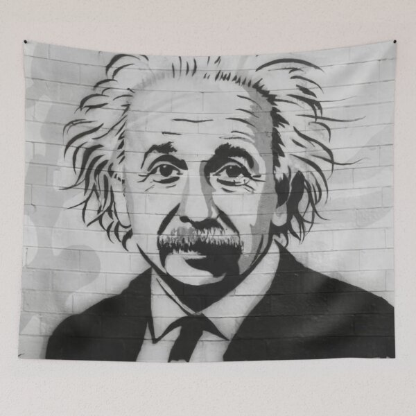 Item preview, albert einstein banksy street art designed and sold by martin max.