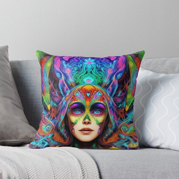 Item preview,  Psychedelic experience, portrait of lady. designed and sold by Cherryblossom50.