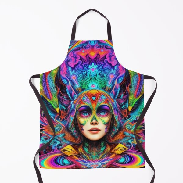 Item preview,  Psychedelic experience, portrait of lady. designed and sold by Cherryblossom50.