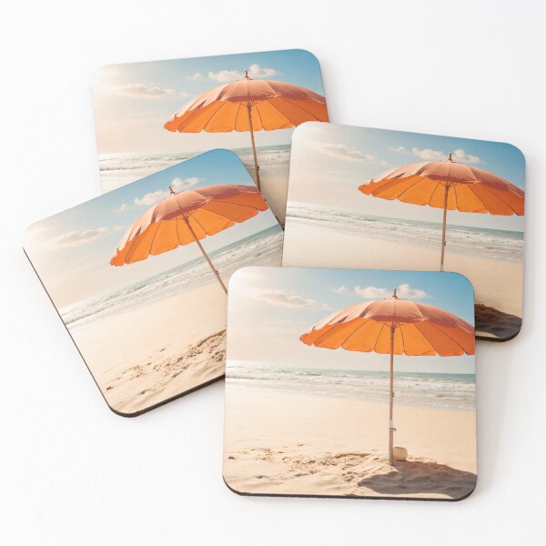 Item preview, Parasol on sandy beach in tropical tourist resort designed and sold by stevanovicigor.