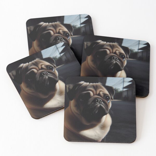 Item preview, Pug Portrait designed and sold by Whole Another Level.