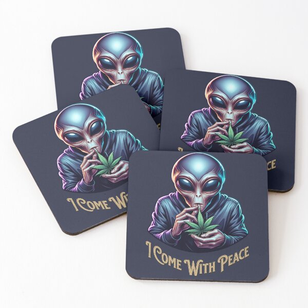 Item preview, I Come With Peace Alien Smoker designed and sold by JoeZigns81.