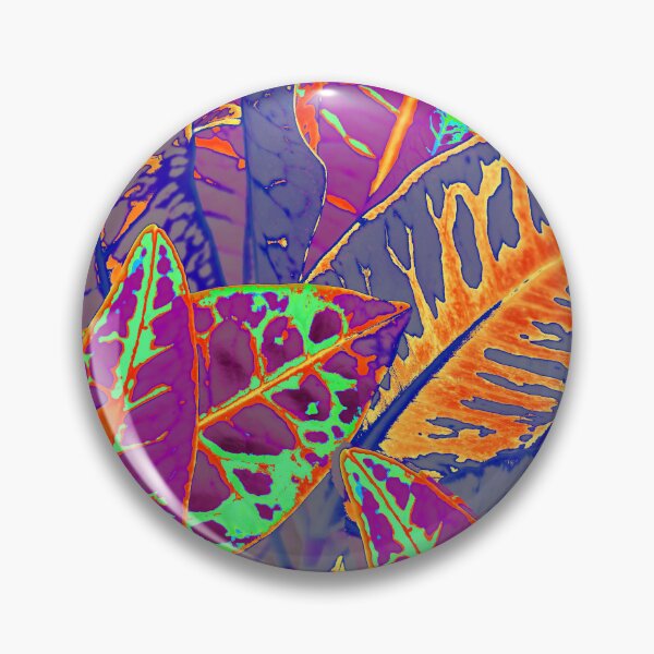 Item preview, Fluro Jungle Leaves Abstract designed and sold by jaynerushton.