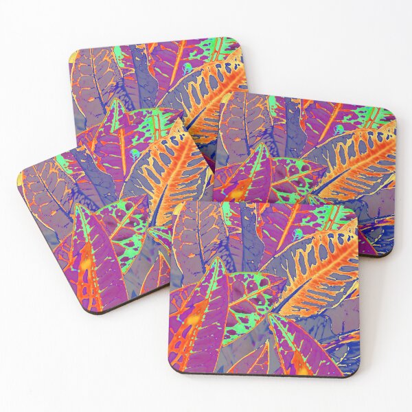 Item preview, Fluro Jungle Leaves Abstract designed and sold by jaynerushton.