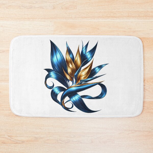 Item preview, Creative plants representation in blue and gold shine designed and sold by AD-Digital-Art.
