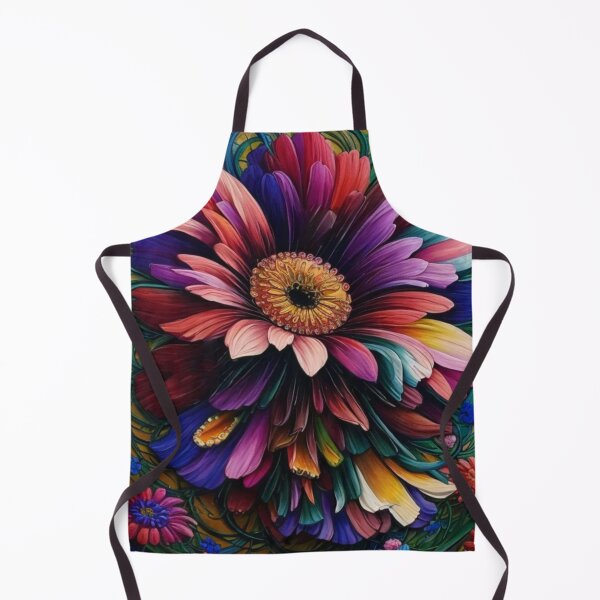 Item preview, Whimsical Flowers in Vivid Colors designed and sold by Beyond The Canvas.