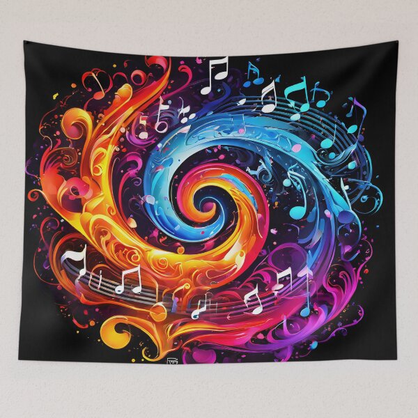 Item preview, Musical Swirl designed and sold by Raging Woody Designs.