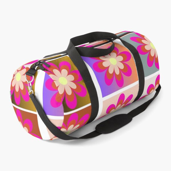 Item preview, Funky Retro Psychedelic Flowers Groovy 4 Pattern Comforter designed and sold by LLdreams.