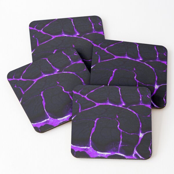 Item preview, Beautiful Purple Lava On Fire - Cracking Rocks  designed and sold by SassyArtistry.