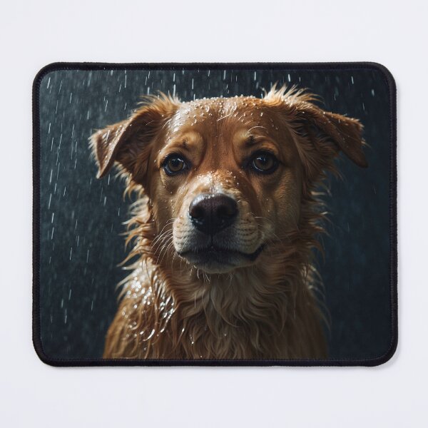 Item preview, Cute little dog pet in shower rain designed and sold by stevanovicigor.