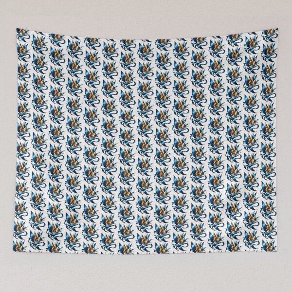 Item preview, Creative plants representation in blue and gold shine designed and sold by AD-Digital-Art.