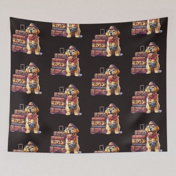 Item preview, Perro viajero  designed and sold by Bit Canvas.