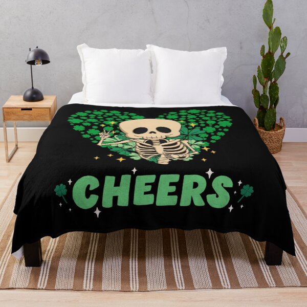 Item preview, St. Patrick's Day - lovely skeleton CHEERS designed and sold by Weknes.