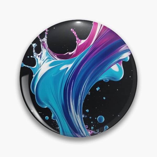 Item preview, Colorful vibrant dynamic fluid pour and splash designed and sold by stevanovicigor.