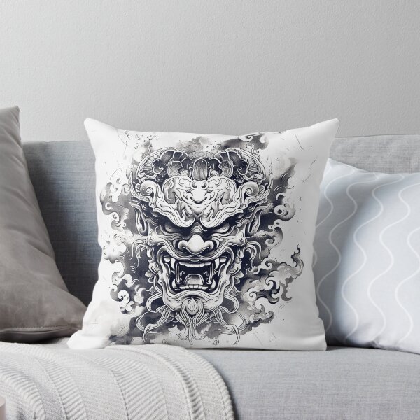 Item preview, Ink Wash Oni: Japanese Demon Mask Essence designed and sold by Chreggie.