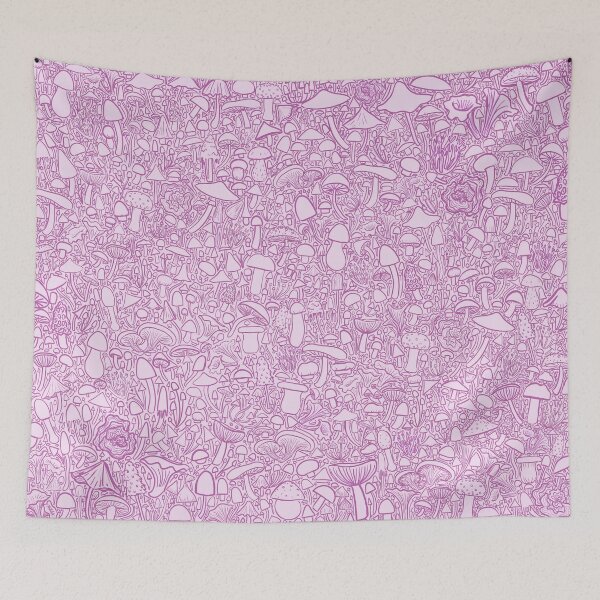 Item preview, Pink Mushrooms designed and sold by traveleroama.
