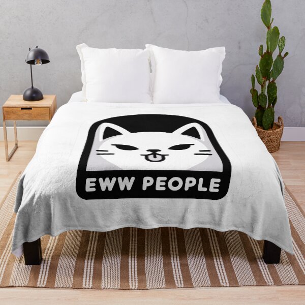Item preview, eww people,ew people,silly cat-Minimalist Cat designed and sold by toobel.