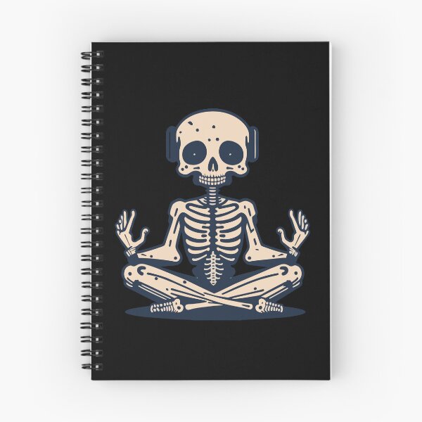 Item preview, Yoga meditating skeleton designed and sold by jkrphoto.