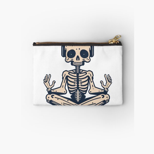 Item preview, Yoga meditating skeleton designed and sold by jkrphoto.