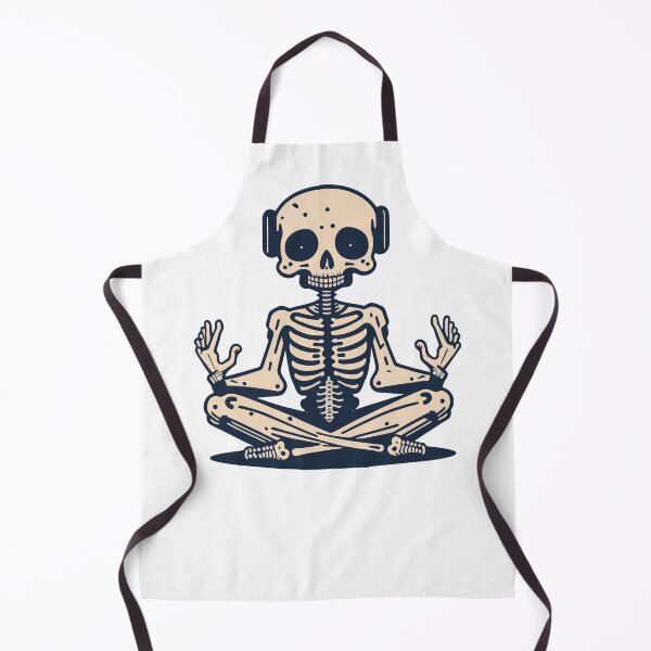 Item preview, Yoga meditating skeleton designed and sold by jkrphoto.
