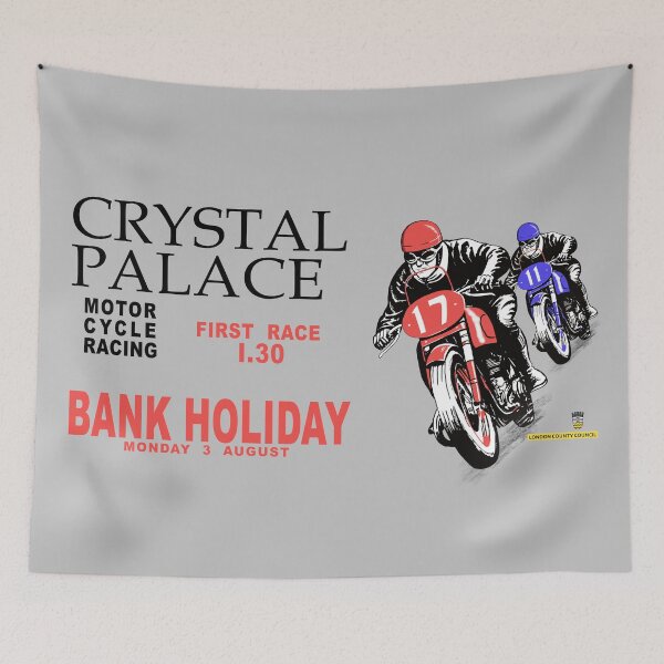 Item preview, Bank Holiday Motor Cycle Racing designed and sold by rogue-design.