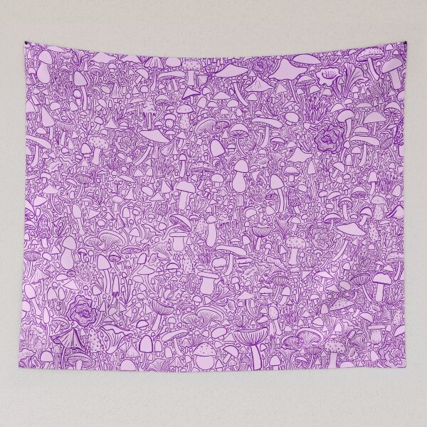 Item preview, Purple Fungi designed and sold by traveleroama.