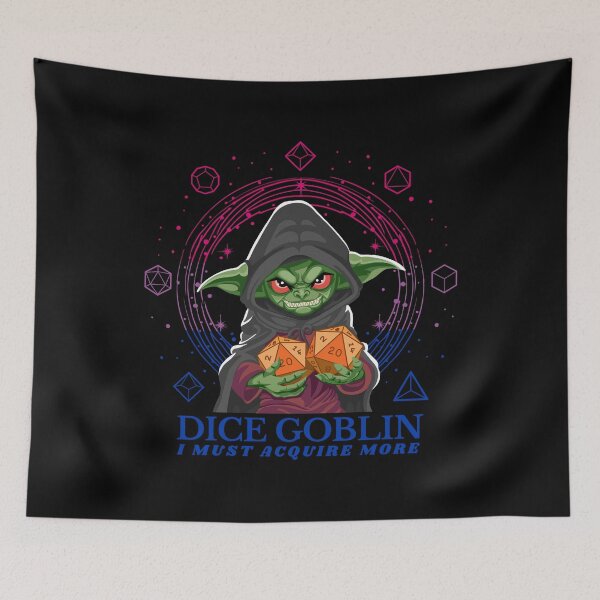 Item preview, Dice Goblin Must Acquire More - Bisexual Flag designed and sold by Geobat.