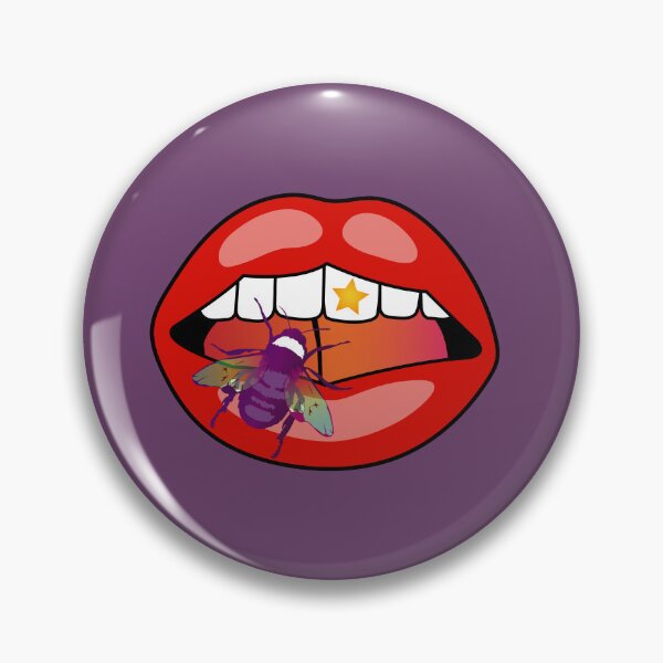 Artikelvorschau, RUNAWAY STEPH Design Red Rainbow Bee Mouth Classic entworfen und verkauft von RunawaySteph.