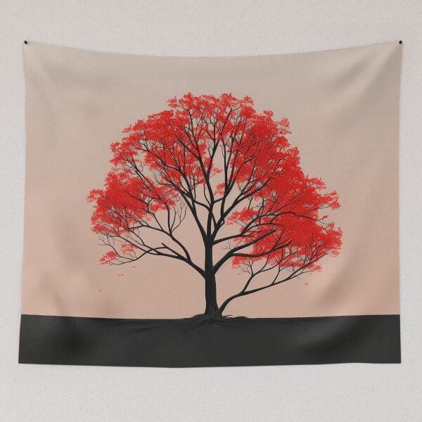 Item preview, Cinnamon tree | Red minimalism designed and sold by ComicsFactory.