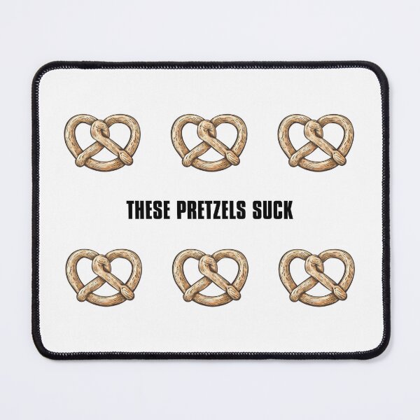 Item preview, These Pretzels Suck Graphic (on light background) designed and sold by Kendall Anderson.