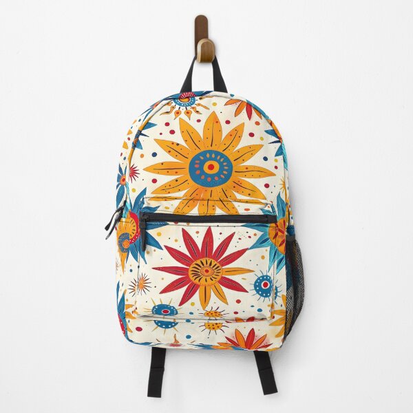 Item preview, Colorful Retro Flower Pattern designed and sold by ArtbyAiGallery.