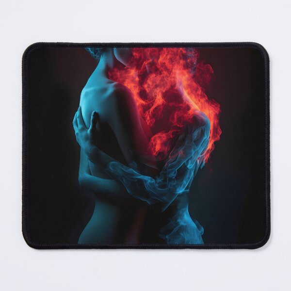 Item preview, Love flames donker Burnt Love designed and sold by DeMuurdecoratie.