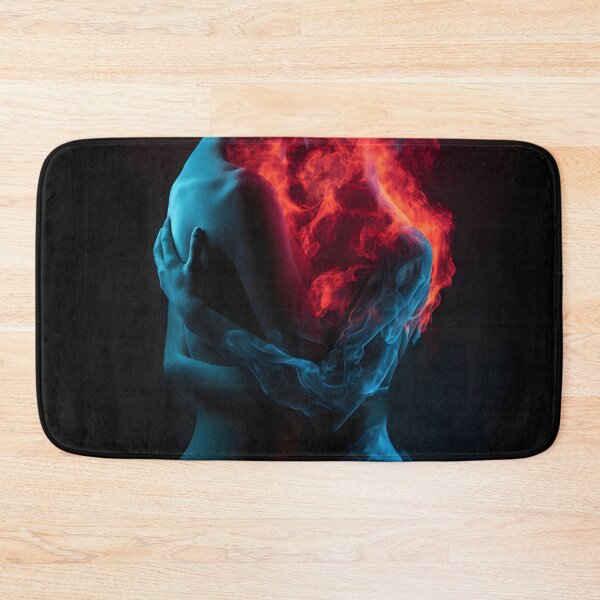 Item preview, Love flames donker Burnt Love designed and sold by DeMuurdecoratie.