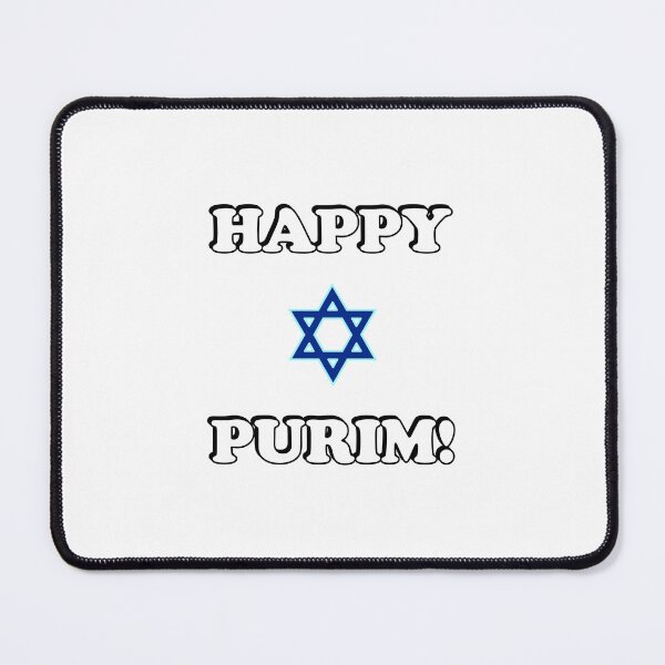 Artikelvorschau, HAPPY PURIM Jüdischer Davidstern entworfen und verkauft von Inspirationmotivation.