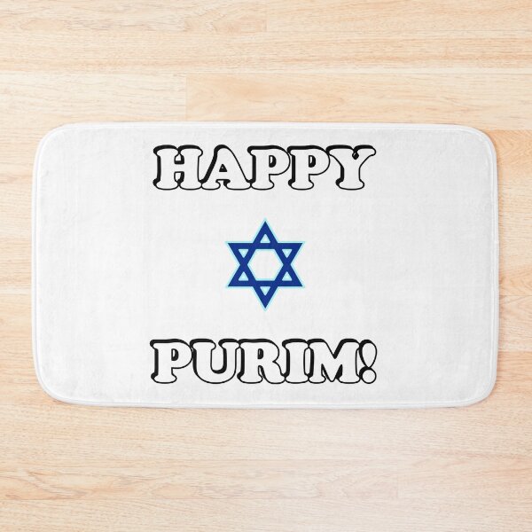 Artikelvorschau, HAPPY PURIM Jüdischer Davidstern entworfen und verkauft von Inspirationmotivation.