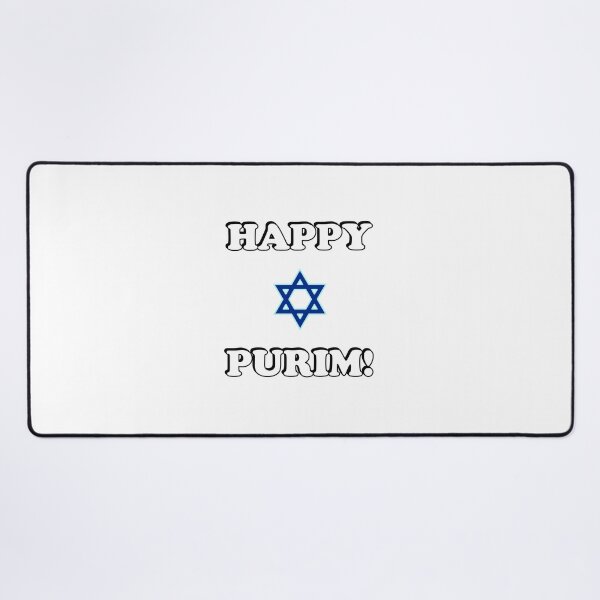 Artikelvorschau, HAPPY PURIM Jüdischer Davidstern entworfen und verkauft von Inspirationmotivation.