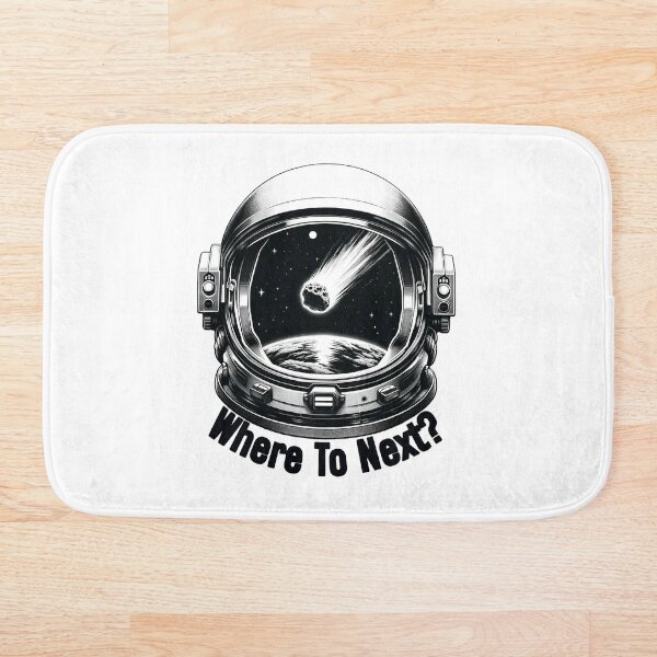Item preview, Orbital Odyssey - Astronaut View with Earth and Meteor designed and sold by Ojtek86.