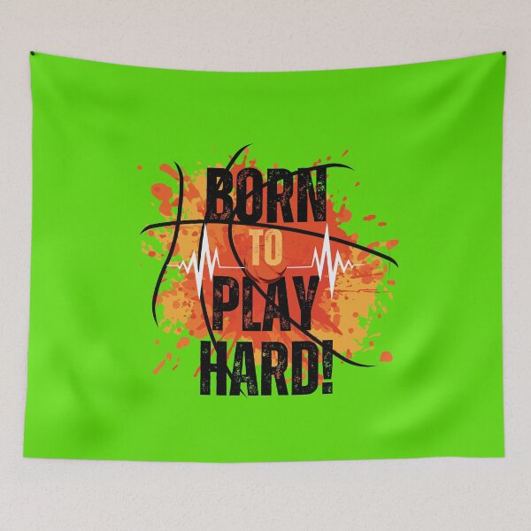 Item preview, BORN TO PLAY HARD! designed and sold by hazelknott.