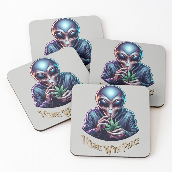 Item preview, I Come With Peace Alien Smoker designed and sold by JoeZigns81.