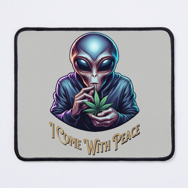 Item preview, I Come With Peace Alien Smoker designed and sold by JoeZigns81.