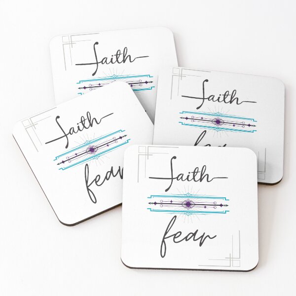 Item preview, Faith over Fear Art Deco Vibes designed and sold by The Introvert's Press.