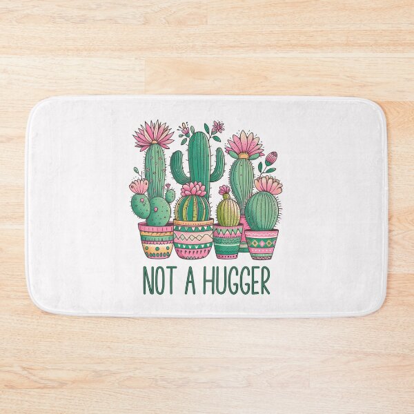Item preview, Not A Hugger Cute Cacti designed and sold by HappyLifeCreate.