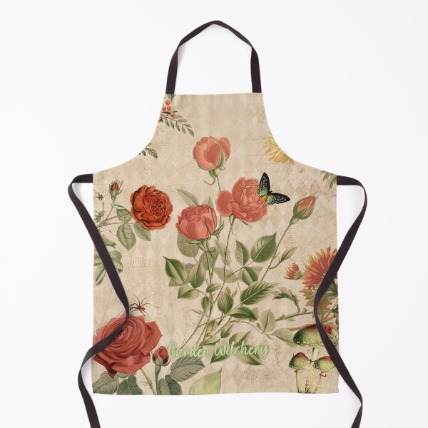 Item preview, Garden Witch, Roses, Cottagecore, Mushrooms, Spider web, Cottagecore designed and sold by Alaska Magick.