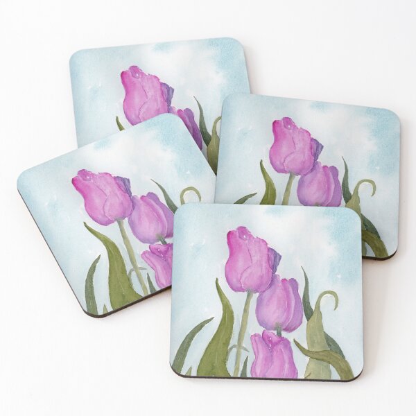 Item preview, Spring Tulips designed and sold by Diane Hall Watercolors.