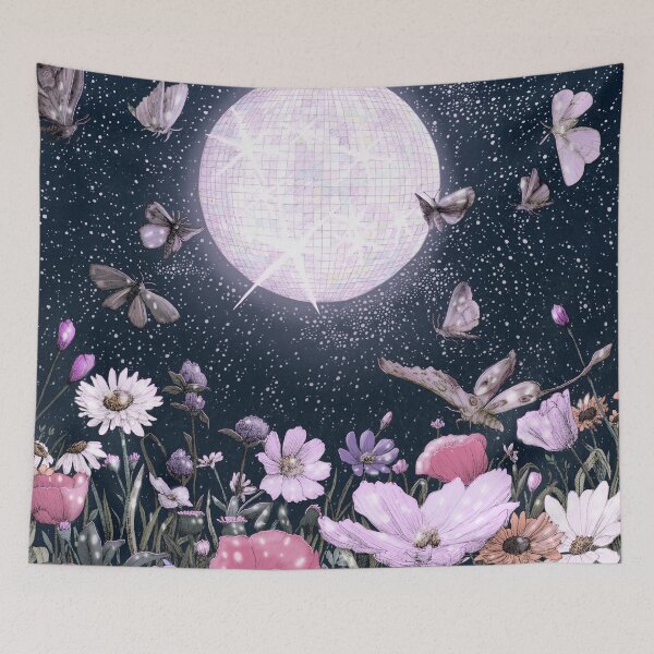 Item preview, Midnight Disco Garden Party designed and sold by ECMazur Art.