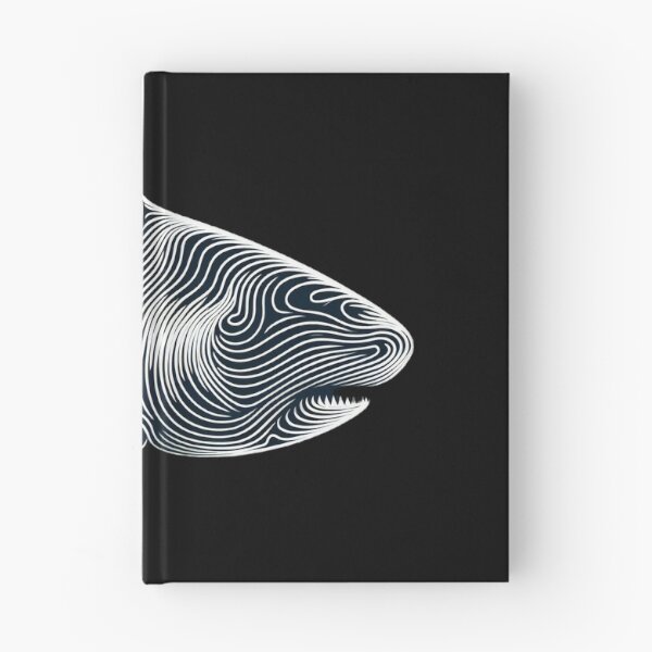 Item preview, Contours of the Deep Abstract Shark Design designed and sold by ArtComixHaven.