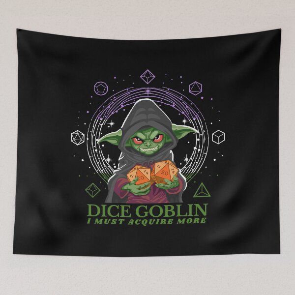 Item preview, Dice Goblin Must Acquire More - Genderqueer Flag designed and sold by Geobat.